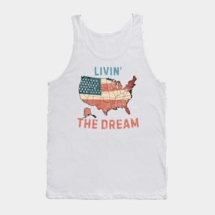 Livin' the dream USA Tank Top